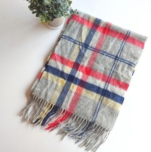 ‼️ 100% Cashmere plaid scarf